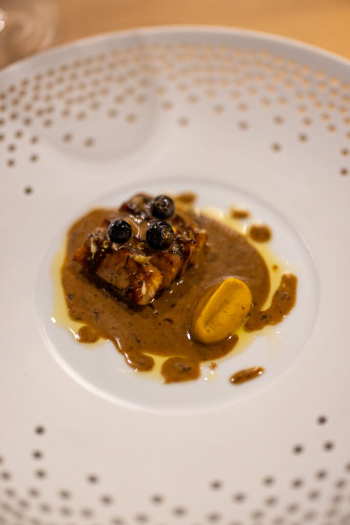 Dish at Michelin restaurant Syttende