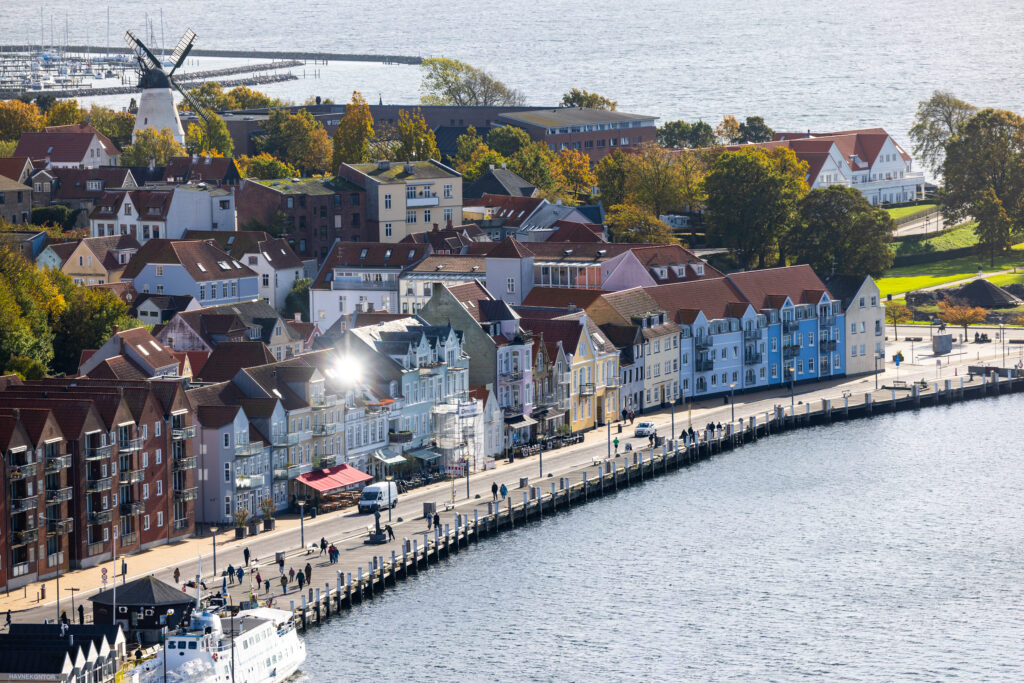 Sønderborg harbour and Alssund